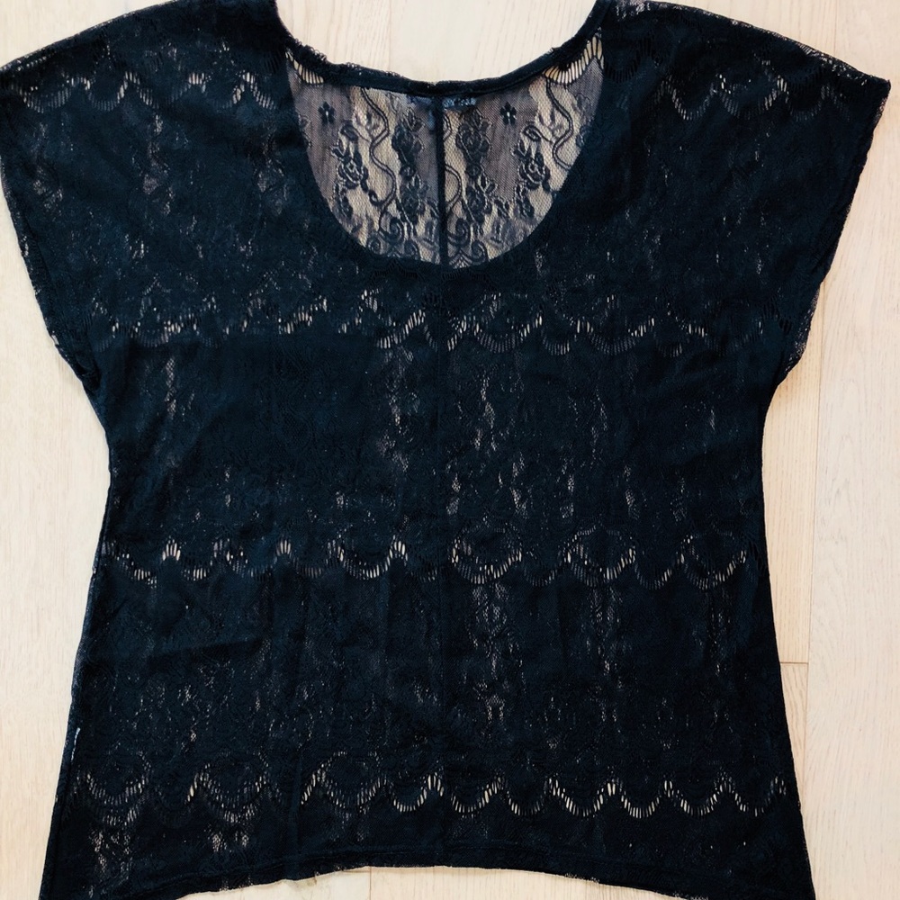 Sheer Lace Top